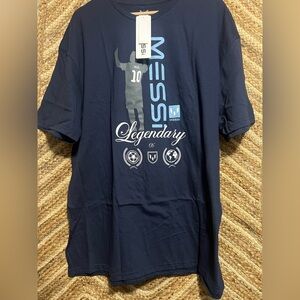 Lionel Messi FIFA Men's Argentina Soccer Tshirt,Blue,Number 10,Size 2XL,NWT